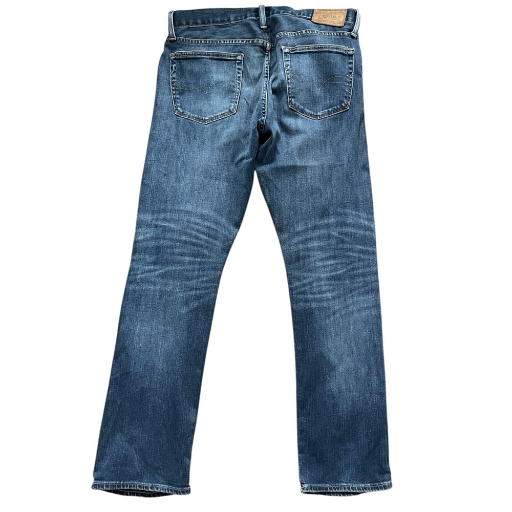 Polo Ralph Lauren Varick Slim Straight Jeans 32x30 Medium Wash Stretch Denim - Picture 13 of 15